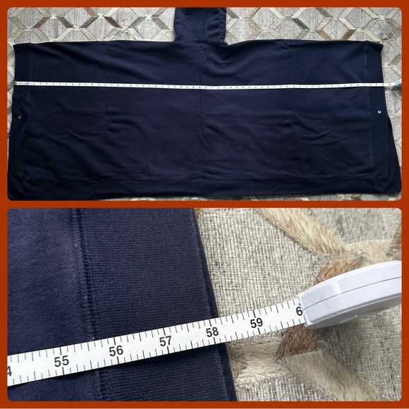 Ralph Lauren navy sweatshirt poncho - Picture 9 of 10